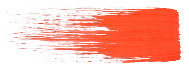 Red paint brush texture