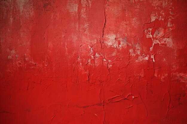 Red paint cement wall background