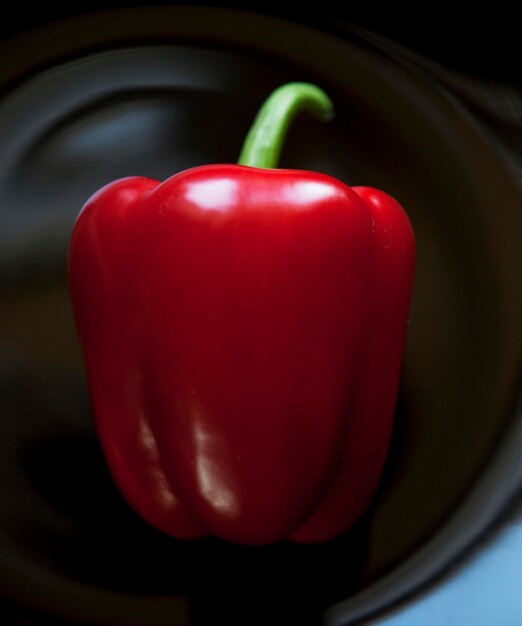 Red paprika close up