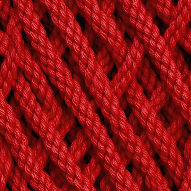 Premium Photo  Red Pattern Of Ropes Close Up Very Detailed Tile