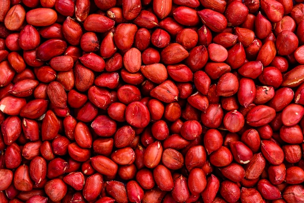 red peanuts.