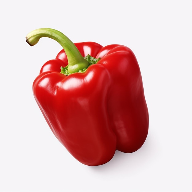 Red pepper isolated on transparent background