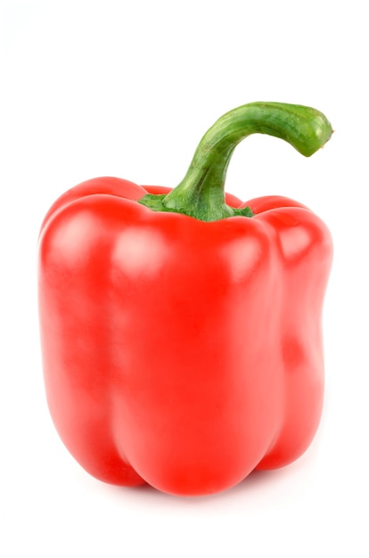 Red pepper isolated on white