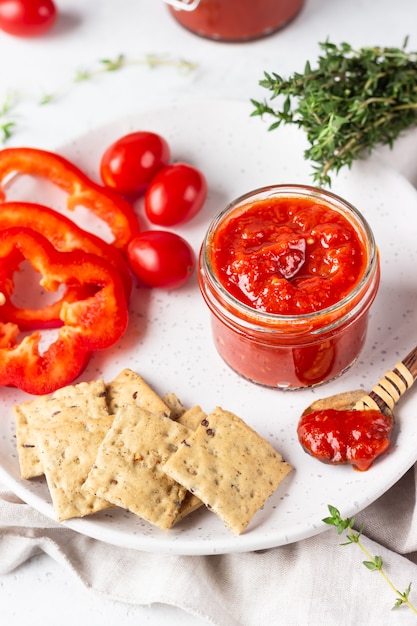 Red pepper jam