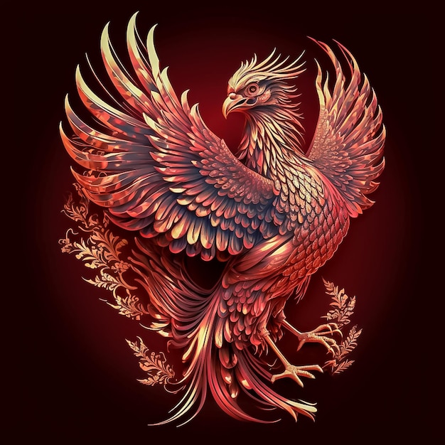 Red phoenix AI Generated