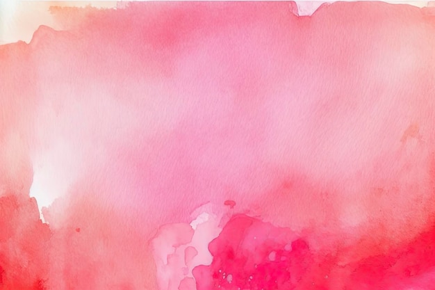 red pink pastel, splash hand painted watercolor abstract