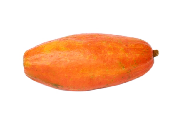 Red pointed gourd over white background