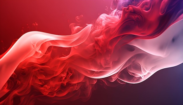 A red and purple smoke background with the word smoke on it