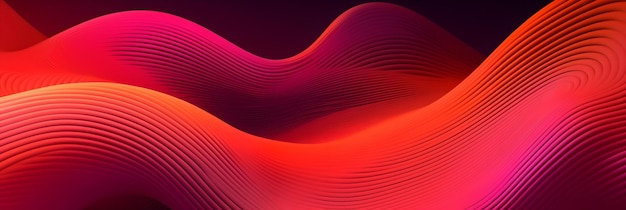 A red and purple wave