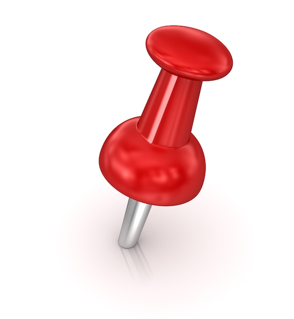 Red Push Pin