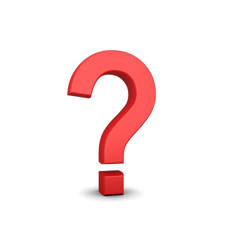 Photo red question mark