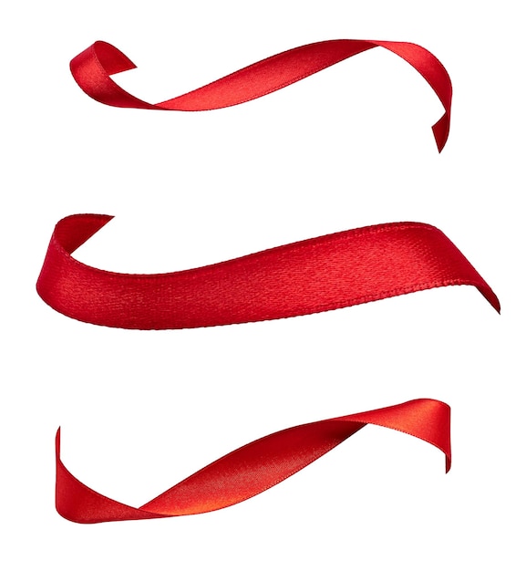 Foto nastro rosso fiocco decorazione natale regalo di san valentino regalo di compleanno design festa di celebrazione festa di natale di seta