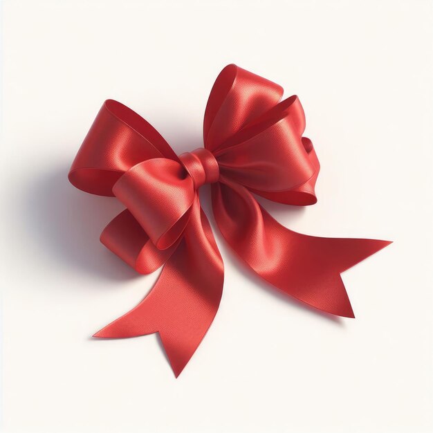 red ribbon bow