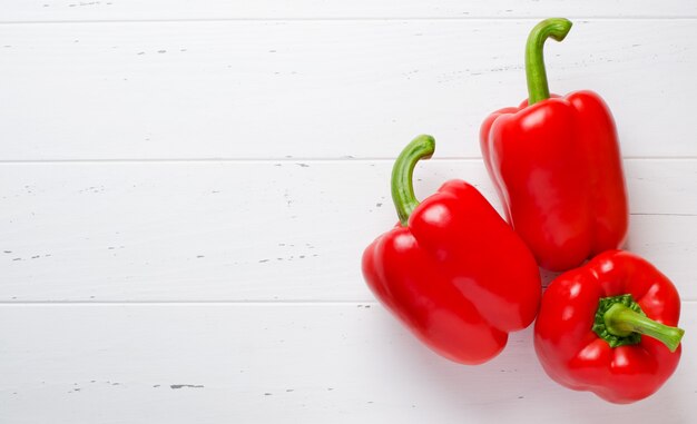 red ripe bell peppers