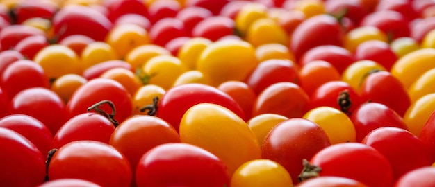 Red ripe organic tomato background