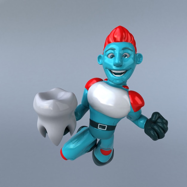 Red Robot - 3D character