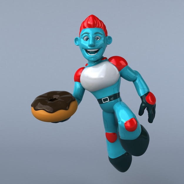 Red Robot - 3D character