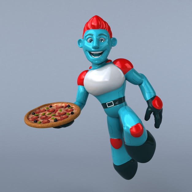 Red Robot - 3D character