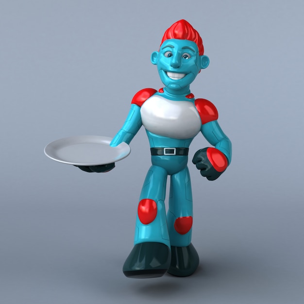 Red Robot - 3D character