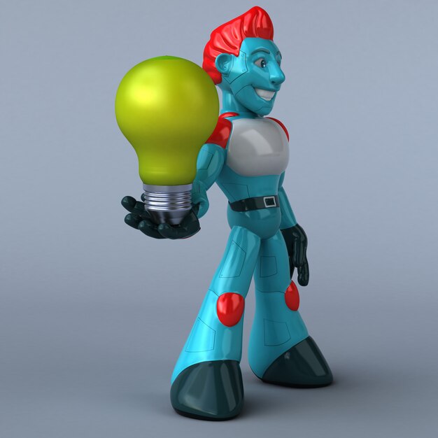 Red Robot - 3D karakter