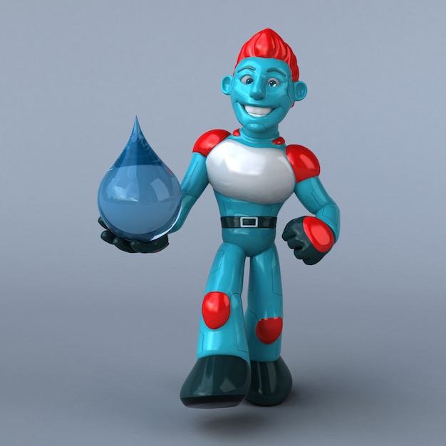 Red Robot - 3D karakter