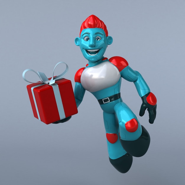 Red Robot - 3D karakter