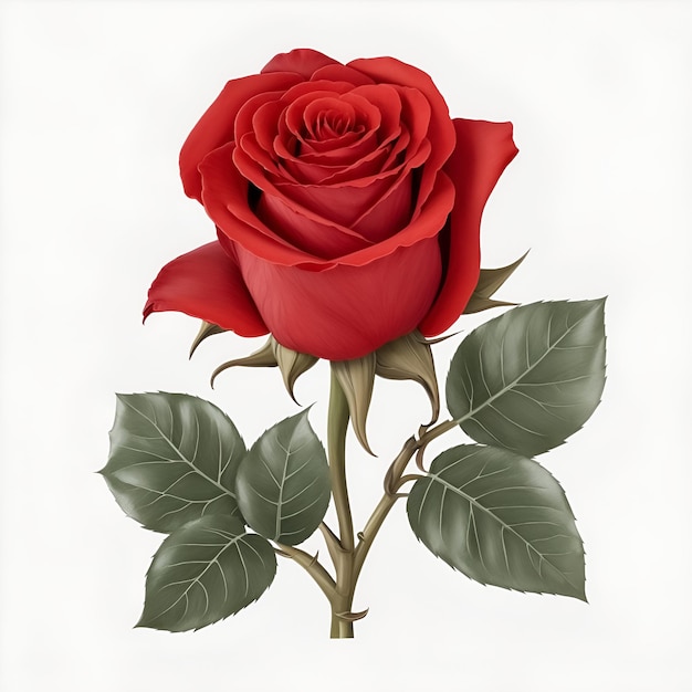 Red rose bud flower high quality