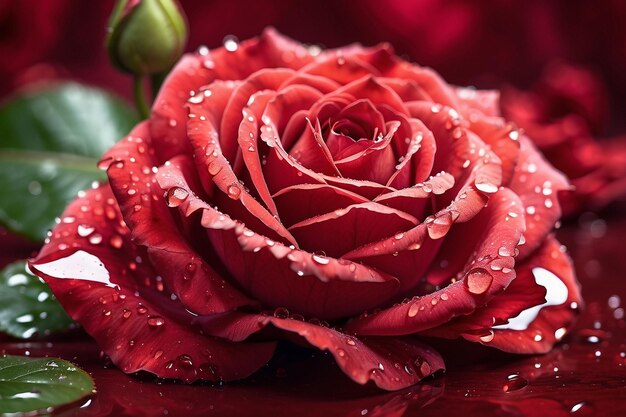 red rose flower