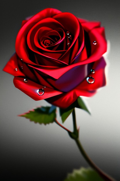 Photo red rose hd wallpaper background illustration cartoon animation design material