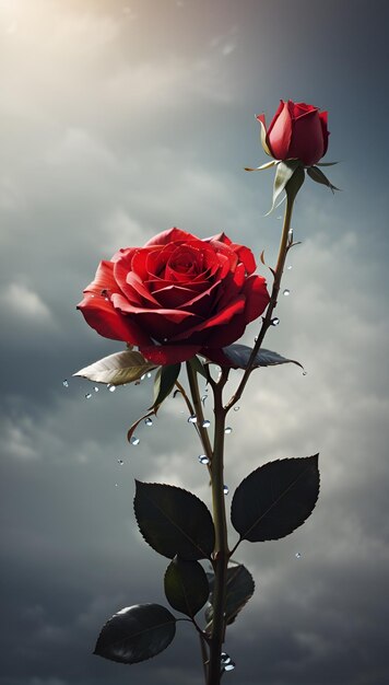 Red Rose in photography