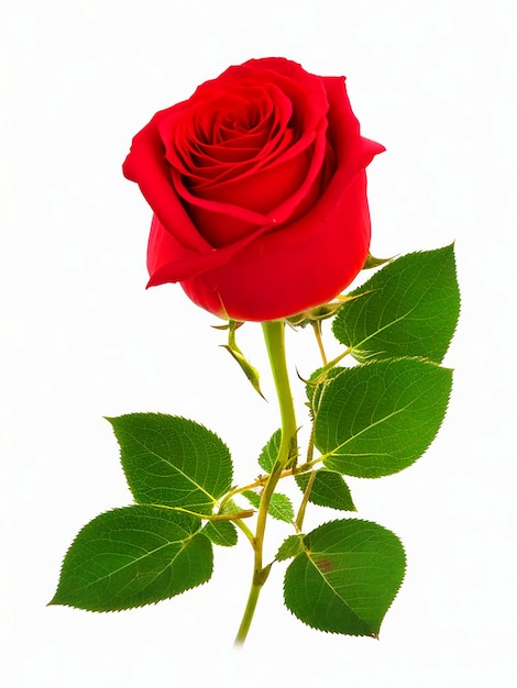 red rose with a white background hd free download