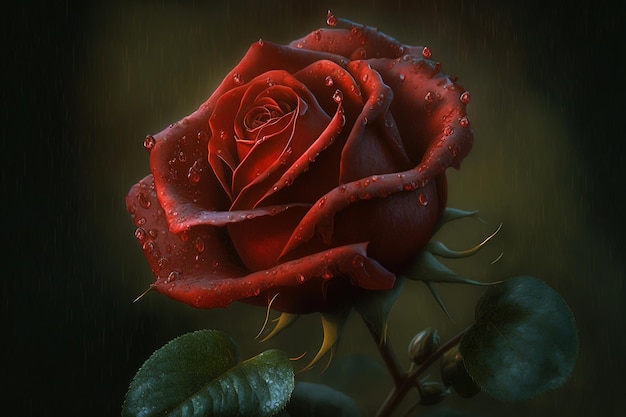 red rose