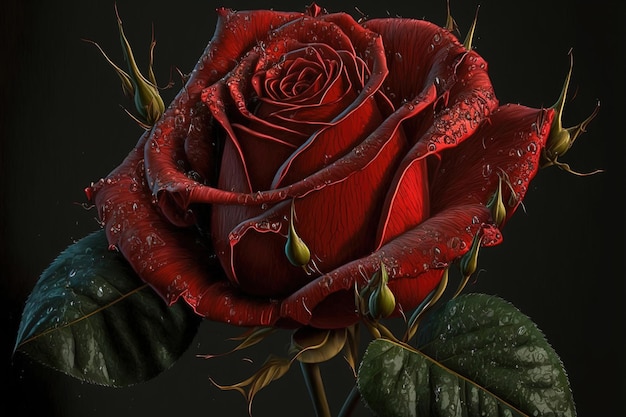 red rose