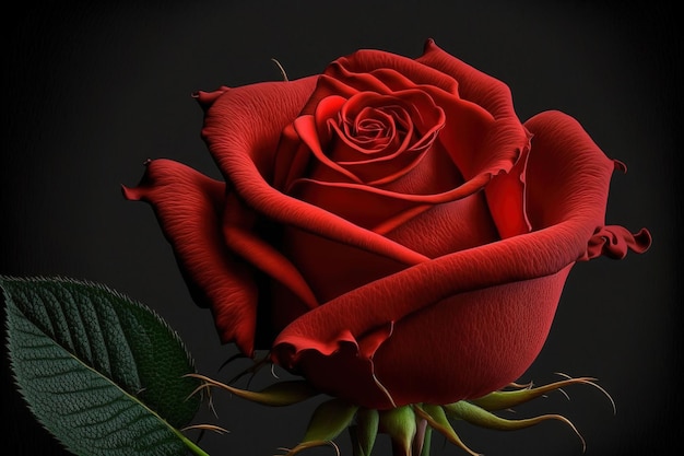 red rose