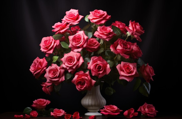 Red Roses Background