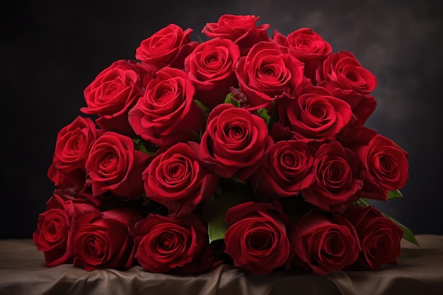 Red Roses Background