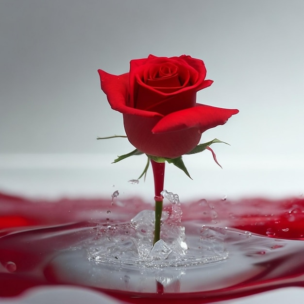 Photo red roses realistic photography jad4212