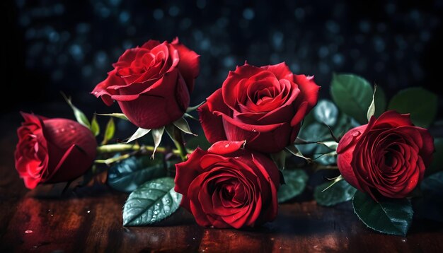 Red roses wallpaper