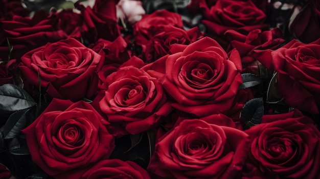 Premium AI Image | red roses