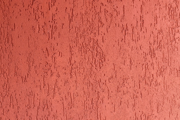 Red rough cement plaster wall Stucco Wall Texture