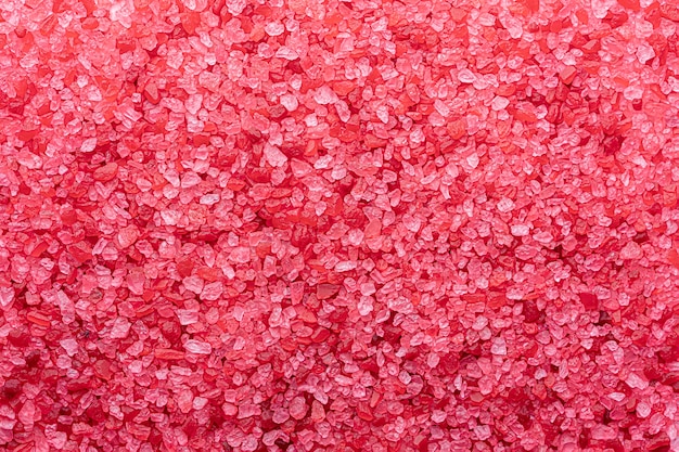 Red salt crystals