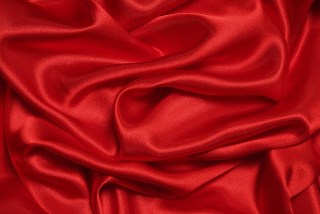 Photo red satin background