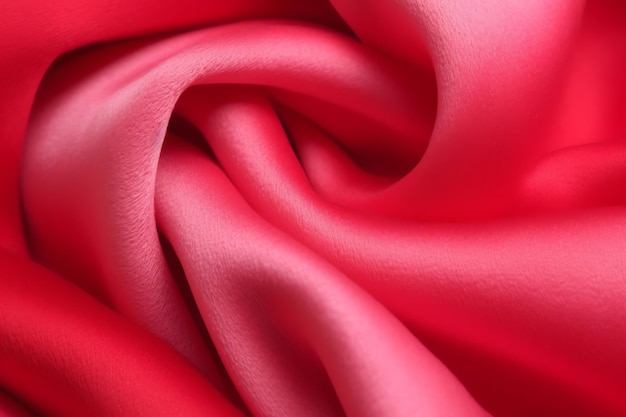 Red satin cloth background