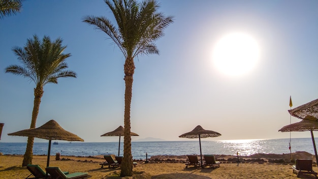 Red Sea coastline in Sharm El Sheikh, Egypt, Sinai.