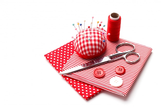 Red Sewing items