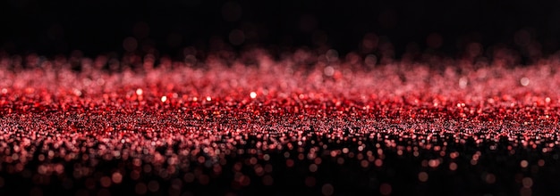 Red shimmering glitter