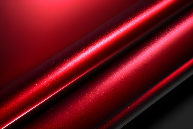 Red shiny metal abstract background