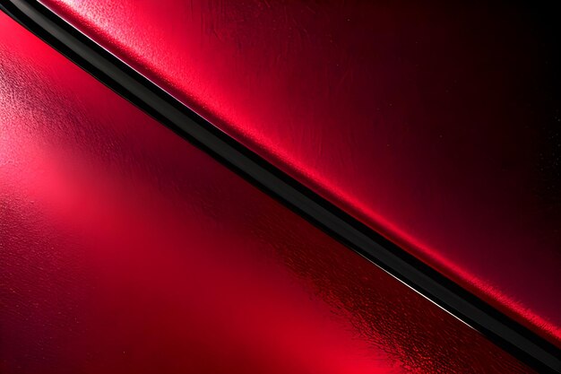 Photo red shiny metal abstract background