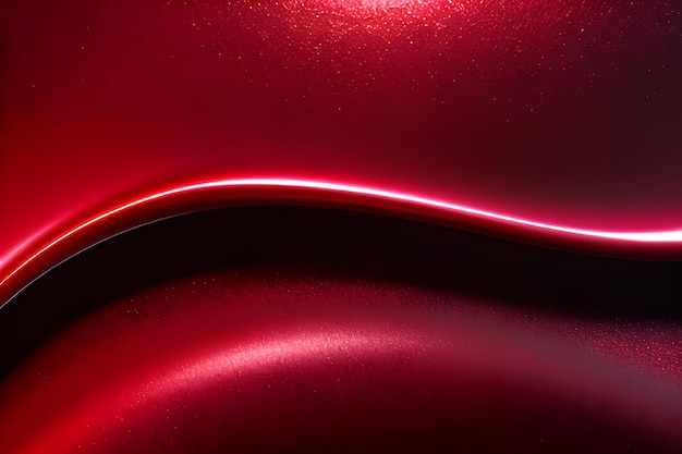Red shiny metal abstract background