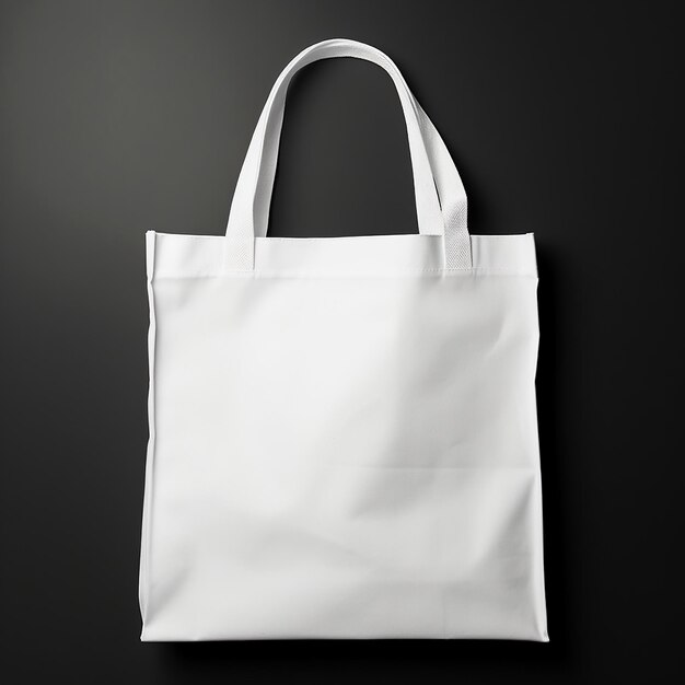 Красная сумка для покупок тканевая ткань эко торба для покупок макет для вашего дизайна